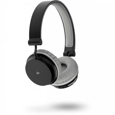KITSOUND Hovedtelefon On-Ear Metro Trådløs Sort Mic
