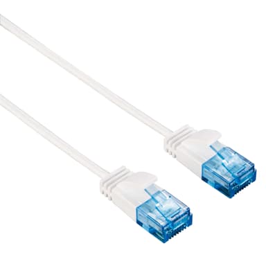 HAMA Netværkskabel CAT6 UTP Flexislim 1,5m Hvid