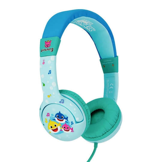 BABY SHARK Hovedtelefon Junior On-Ear 85dB  Blå