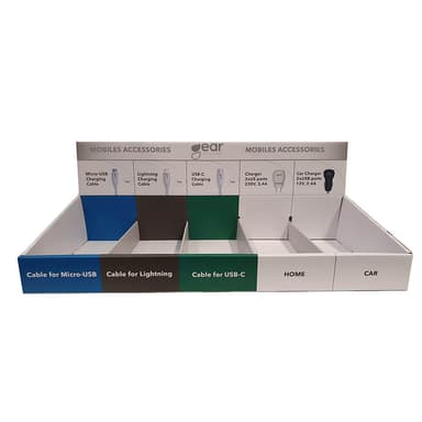 GEAR Ladekit Borddisplay i Pap OBS - KUN display
