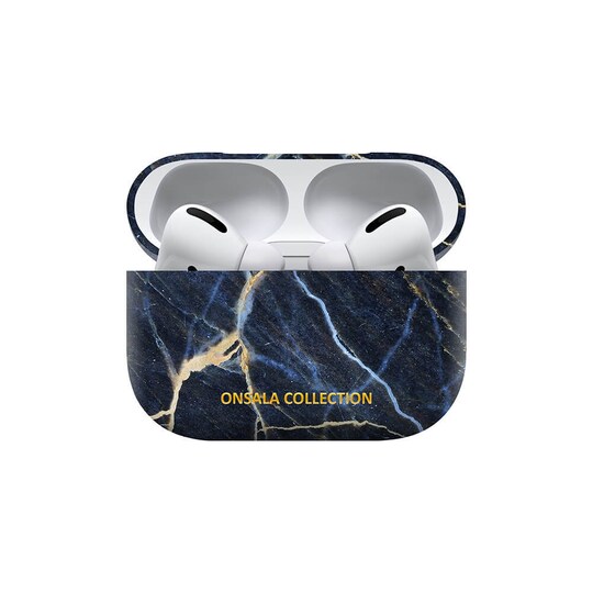 ONSALA COLLECTION Airpods Pro Case Black Galaxy Marble