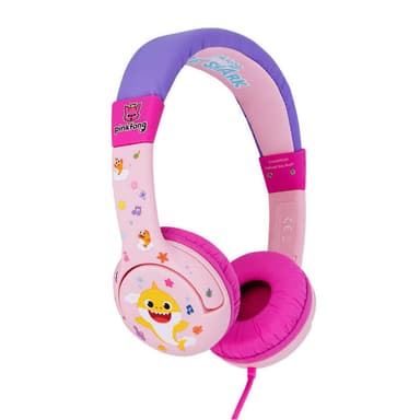 BABY SHARK Hovedtelefon Junior On-Ear 85dB  Rosa