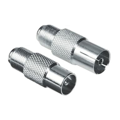 HAMA Antennedapter SAT F-stik Han/Hun - Coax Han/Hun