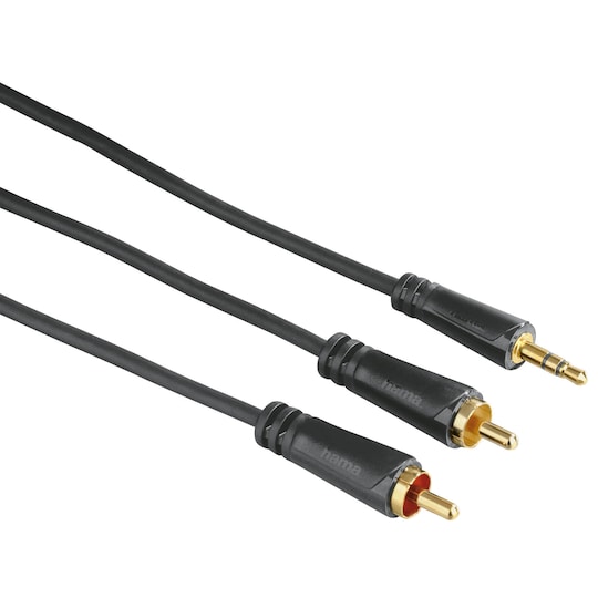 HAMA Audio Kabel 3,5mm Jack-2 Phono 10,0m TL
