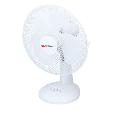 ALPINA Bord Ventilator 30cm Hvid