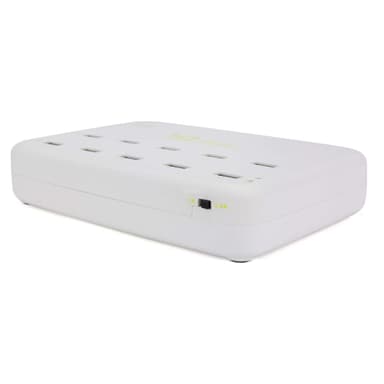 KIT Lader 220V 10xUSB 12A Hvid Bordlader