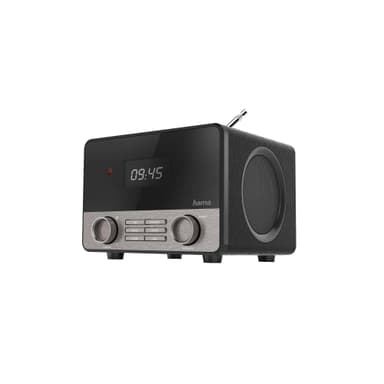 HAMA DAB+/FM Radio DR1600 Bluetooth Sort Sølv