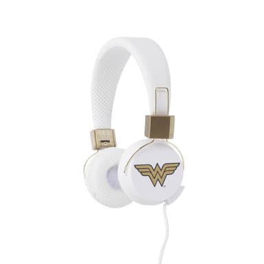 WONDER WOMAN Hovedtelefon On-Ear Tween Hvid/Guld