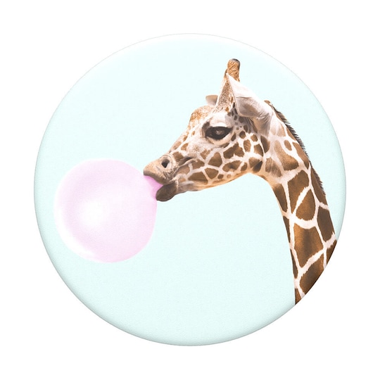 POPSOCKETS Bubblegum Giraffe Aftageligt Greb m. Standerfunktion