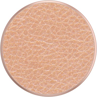 POPSOCKETS Pebbled Vegan Leather Rose Gold Aftageligt Greb m. Standerfunktion Premium
