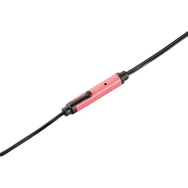 HAMA Hovedtelefon In-Ear Shiny Sølv Rosa Mic