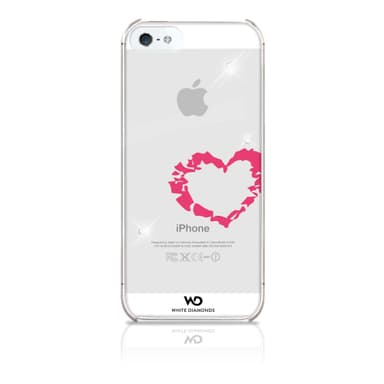 WHITE-DIAMONDS Cover Phone 5/5S/SE Lipstick Heart Rosa