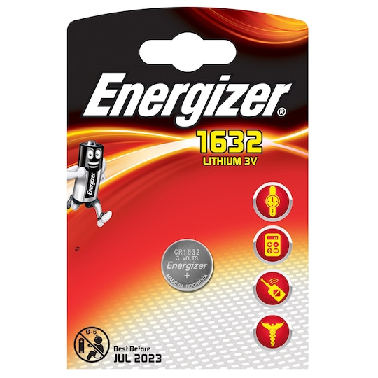 Energizer CR 1632 Lithium-batteri - 1 stk