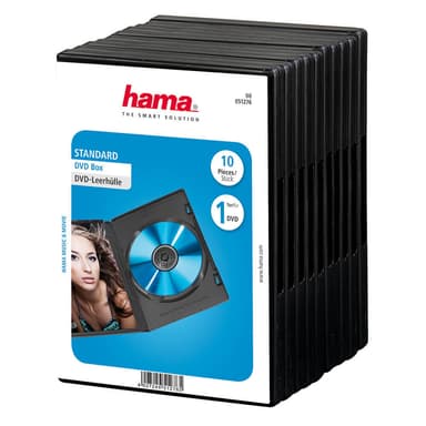HAMA DVD-Box Standard Sort 10-pak