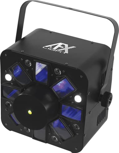 AFX Combo 3-i-1 LED lyseffekt med Rød/Grøn laser