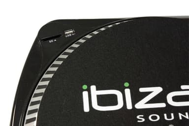 Ibiza pladespiller med usb / sd-kort optager