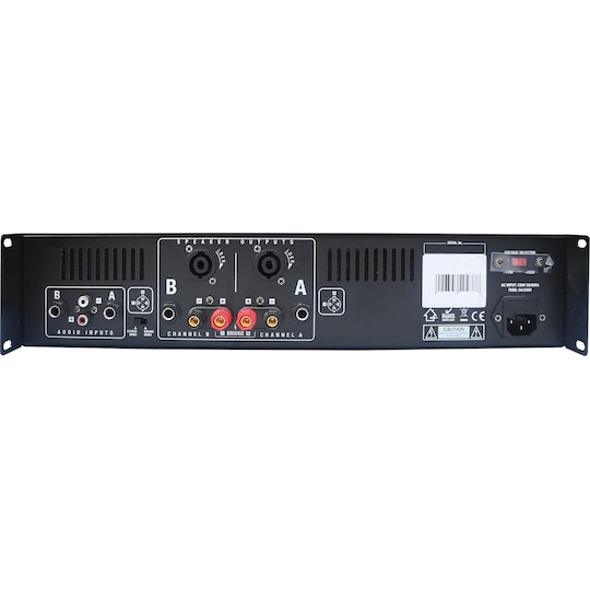 Bst xs800 power amplifier 2 x 500 watt