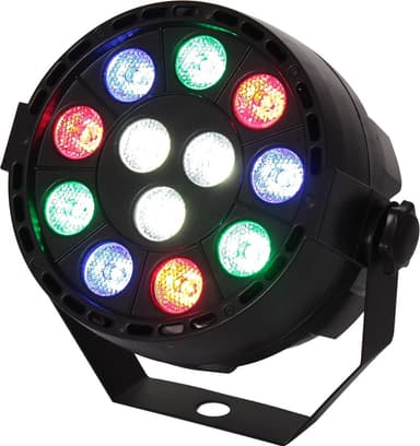 Ibiza LED PAR lampe 12 x 1W RGBW