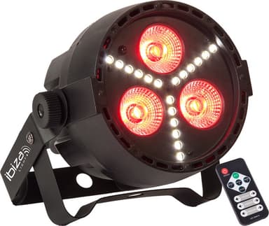 IBIZA LED PAR RGBW med Strobe