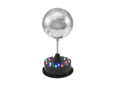 Spejlkugle 13 cm med LED base