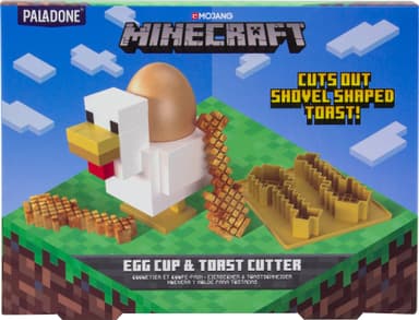Paladone Minecraft Chicken æggekop og toastkniv