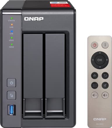 Qnap TS-251+ 2G NAS-kabinet