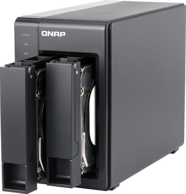 Qnap TS-251+ 2G NAS-kabinet