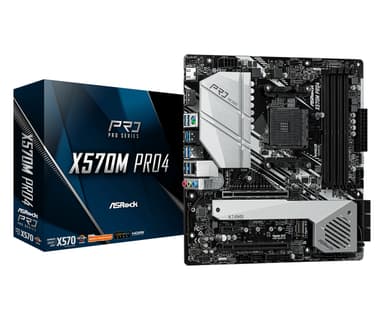 Asrock X570M Pro4 motherboard Socket AM4 Micro ATX AMD X570