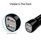 Promate VIVID.BLACK oplader dobbelt USB-porte En 5V / 2,4a 3,1A alt sort Input DC 12-24V sort