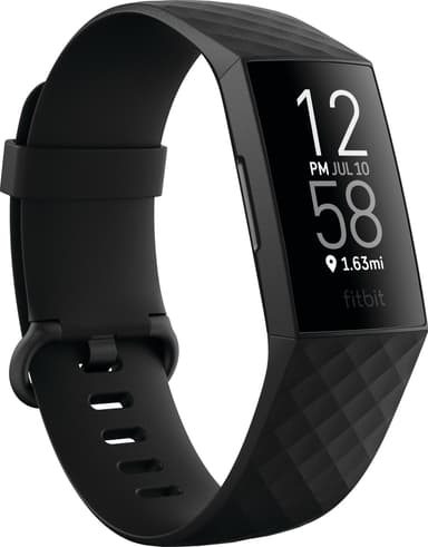 Fitbit Charge 4 aktivitetsmåler (sort)