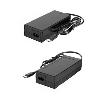 NÖRDIC 65W PD USBC Strømforsyning til bærbare computere 3A 5V, 9V 3A, 12V 3A, 15V 3A, 20V 3,25A sort