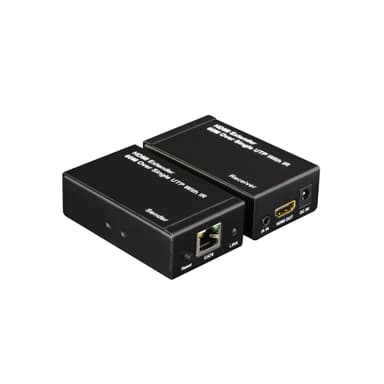 NÖRDIC HDMI Extender løbet CAT6 TP-kabel, 1080p 60Hz 60m 3D IR