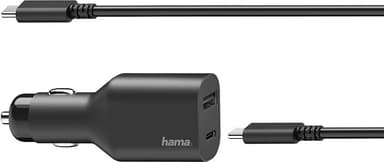HAMA USB-C notebook-oplader til bil