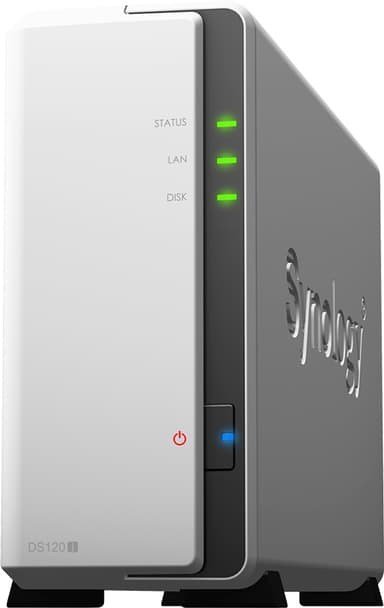 Synology DiskStation DS120j 1-Bay personlig NAS-opsætning