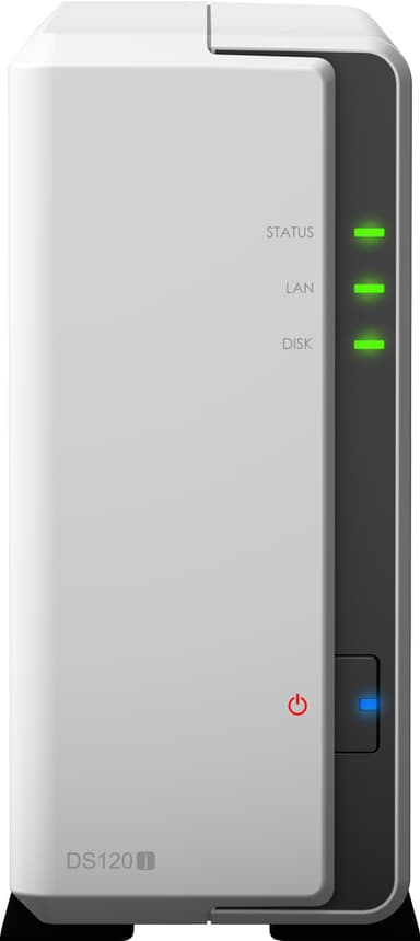 Synology DiskStation DS120j 1-Bay personlig NAS-opsætning