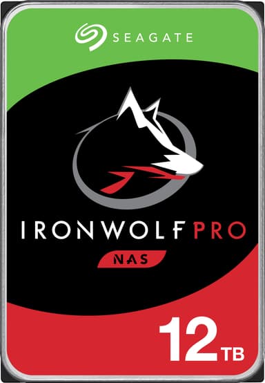 Seagate IronWolf Pro 3.5" intern HDD til NAS (12 TB)