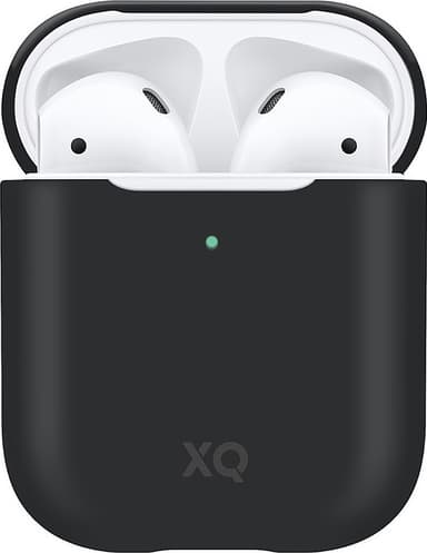 Xqisit silikoneetui til AirPods (sort)