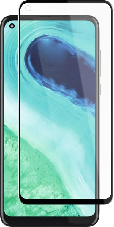 Panzer Full-Fit Motorola Moto G8 skærmbeskytter (sort)
