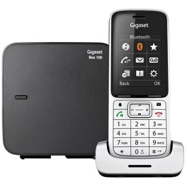 Gigaset SL450 trådløs telefon - sølv/sort