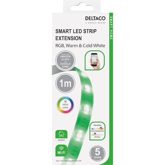 Deltaco LED-lysstribe SHLSEX1M