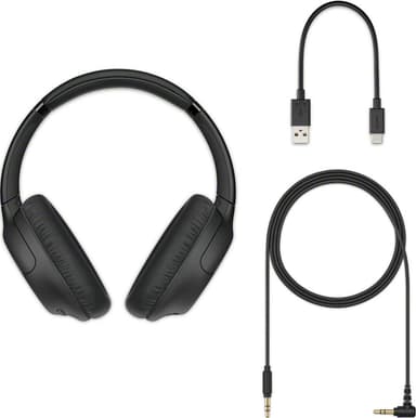 Sony WH-CH710 trådløse around-ear høretelefoner (sort)