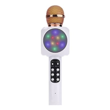 Karaokemikrofon Bluetooth Hvid