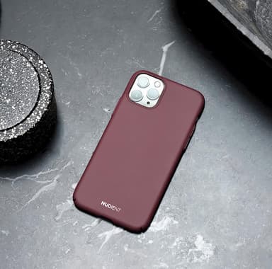 Nudient iPhone 11 Pro Max cover (sangria red)