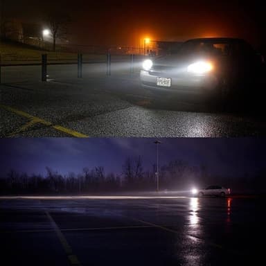 Led konvertering Projektører 2-Pak Pære H8 / H9 / H11 18W 2000LM 6000K Xenon