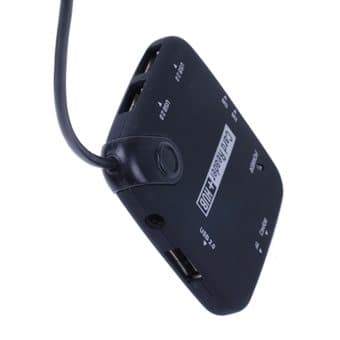Kortlæser & USB Hub OTG til Tablet & Telefoner