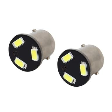 Diodepære 1156/BA15S/P21W 0.5W 30LM 3 SMD-5630 10-pak
