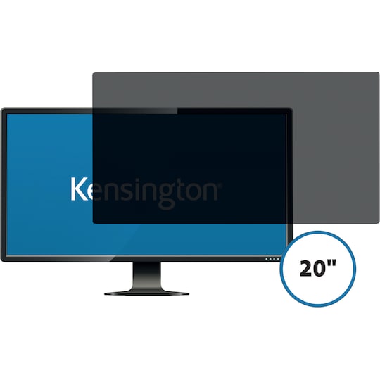 Kensington 20" skærmfilter (16:9 forhold)