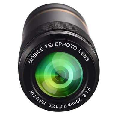Teleobjektiv til Mobiltelefon - Universal 12X 20 mm F1.8 med Beslag