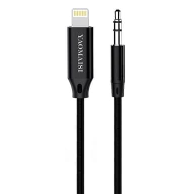 Q18 Lydadapter lightning til 3,5mm han - iPhone