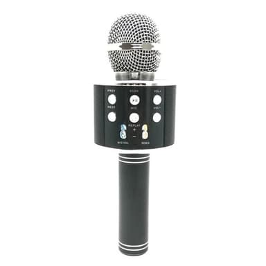 Karaoke Mikrofon Bluetooth til PC/Smartphone - sort